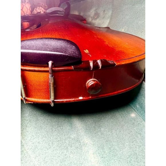 VINTAGE German Antonius Stradivarius Cremonensis, Faciebat Anno 3/4 size violin - Picture 2 of 16